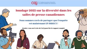 L'ACJ publie les résultats du deuxième sondage national annuel sur la diversité dans les salles de presse canadiennes