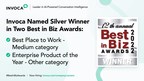 Invoca Wins Silver in Two Categories for the 12th Annual Best in Biz Awards