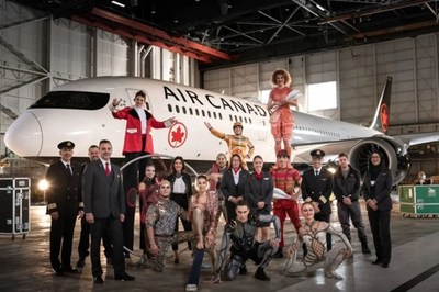 Air Canada demeure transporteur aérien officiel pour les spectacles sous le Grand chapiteau et dans les arénas au Canada, aux États-Unis, en Europe et en Australie, et ce, jusqu’en décembre 2024. (Groupe CNW/Air Canada)