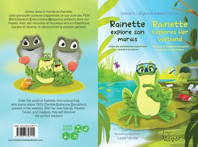 Le livre intitul Rainette explore son marais : L'enjeu des perturbateurs endocriniens racont  nos jeunes, s'adresse aux enfants de 5  8 ans. CRDIT : CIAPE (Groupe CNW/Institut National de la recherche scientifique (INRS))