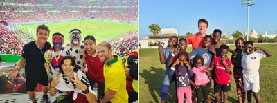 Football connects people from different countries and regions (shot by Jack Downer on vivo X80）