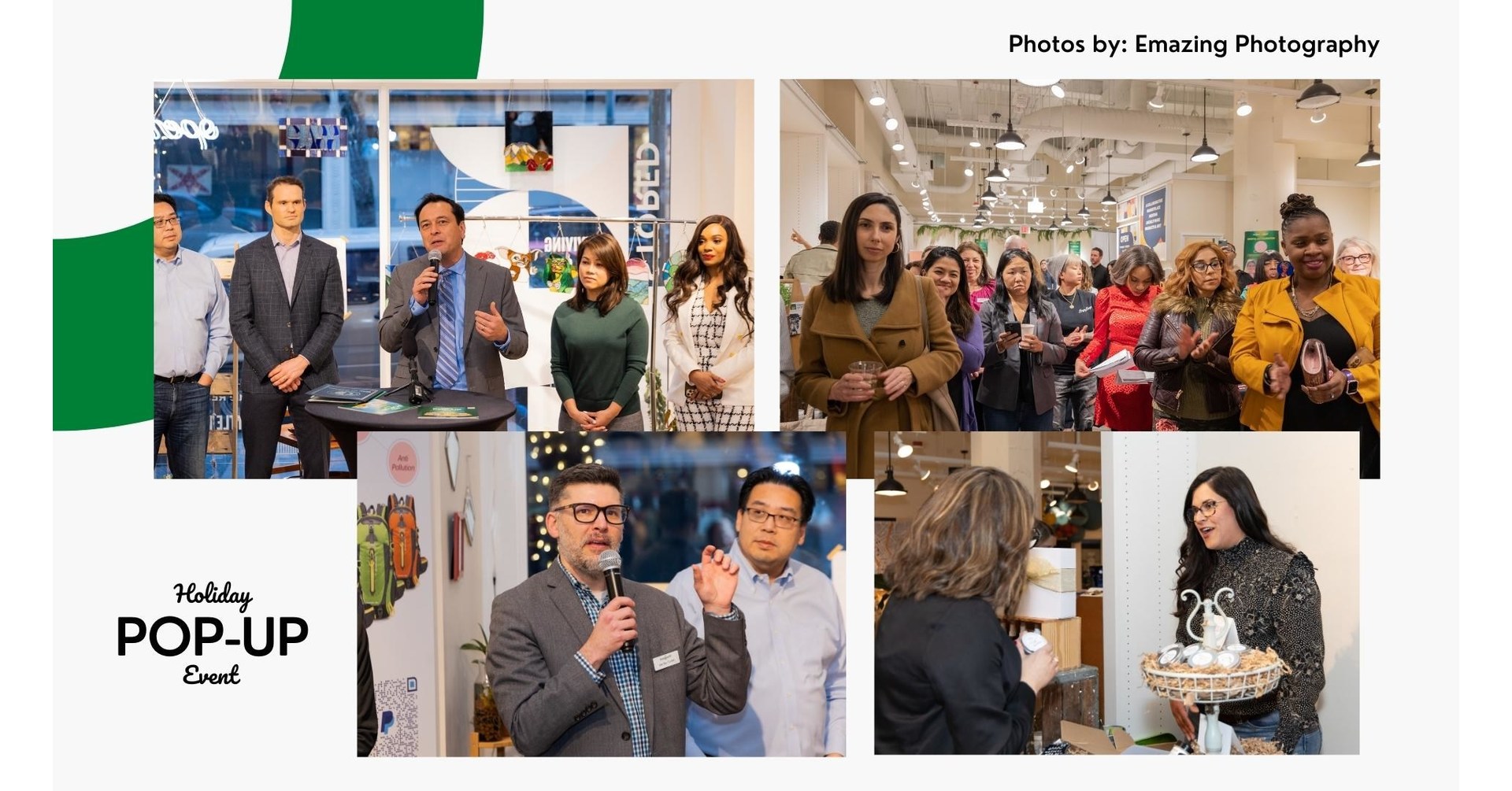 Local small businesses celebrated at inaugural holiday pop-up sponsored by Amazon in downtown Seattle Local small businesses celebrated at inaugural holiday pop-up sponsored by Amazon in downtown Seattle