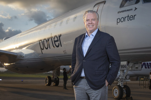 The first two of 50 Embraer E195-E2 ordered by Porter Airlines have been delivered in a ceremony at Embraer’s headquarters in Brazil. (CNW Group/Porter Airlines)