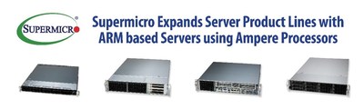 Supermicro Expands Server Product Lines with ARM based Servers Using Ampere Processors