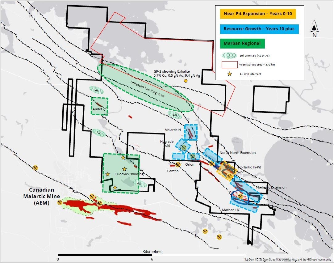 Figure 2: Marban Exploration Outlook (CNW Group/O3 Mining Inc.)