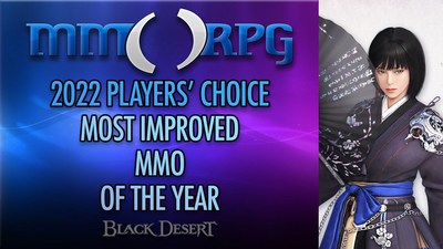 Black Desert MMORPG.com Most Improved MMO Award (PRNewsfoto/Pearl Abyss)