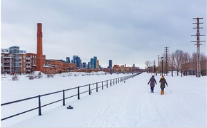 Activités hivernales en bordure du Canal-de-Lachine