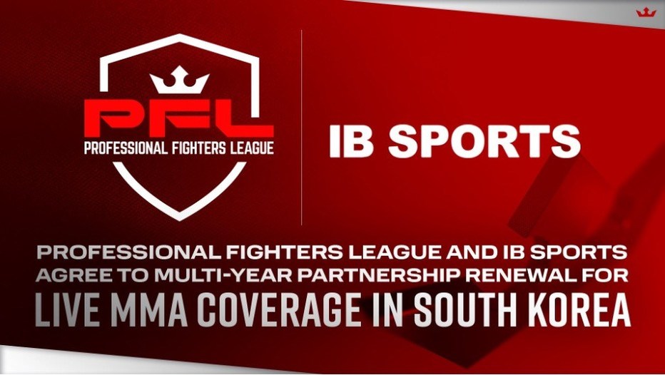 Professional Fighters League, IB Sports agree to multi-year partnership  renewal for live MMA coverage in South Korea - MMA Underground