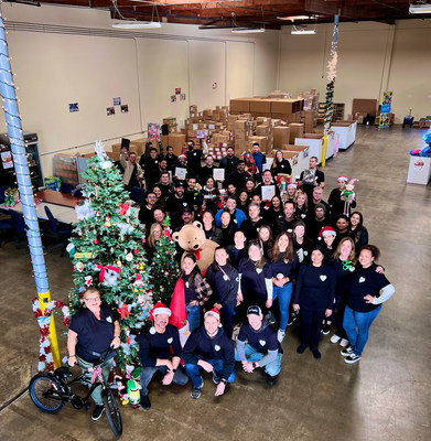 Cydcor donated $5,000 and volunteered more than 200 hours supporting the Annual Spark of Love Toy Drive which brings holiday magic to more than 33,000 underserved children across Southern California. “Giving back is an important part of Cydcor’s culture, and these events help build both the team and the community,” said Vera Quinn Cydcor CEO and President.