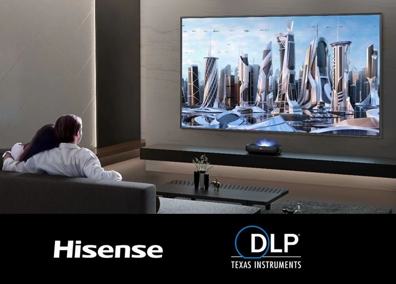 Hisense avança no campo de telas a laser com tecnologia DLP®  da Texas Instruments