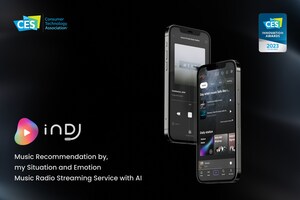 'inDJ' situation•emotion AI recommendation service has been honored the CES 2023 Innovation Awards