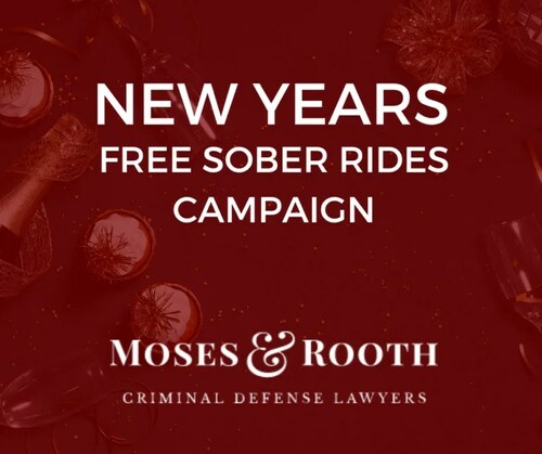 Moses & Rooth New Year's Sober Rides Campaign
