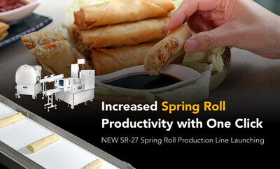 ANKO's New SR-27 – The Best Option for High Volume Automated Spring Rolls Production