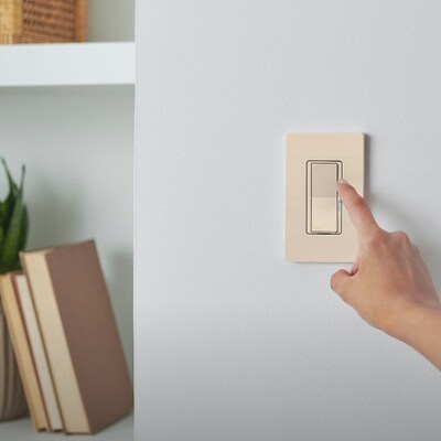 Pictured Diva smart dimmer in Ivory