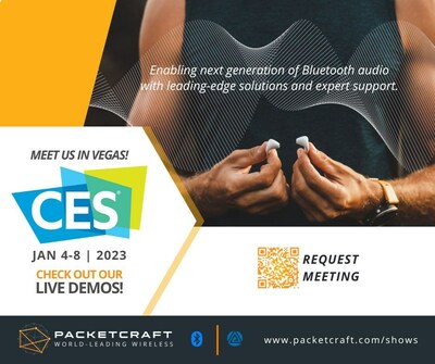 Packetcraft brings their software solutions and decades of experience to demo at CES 2023 in Vegas this January 4-8.