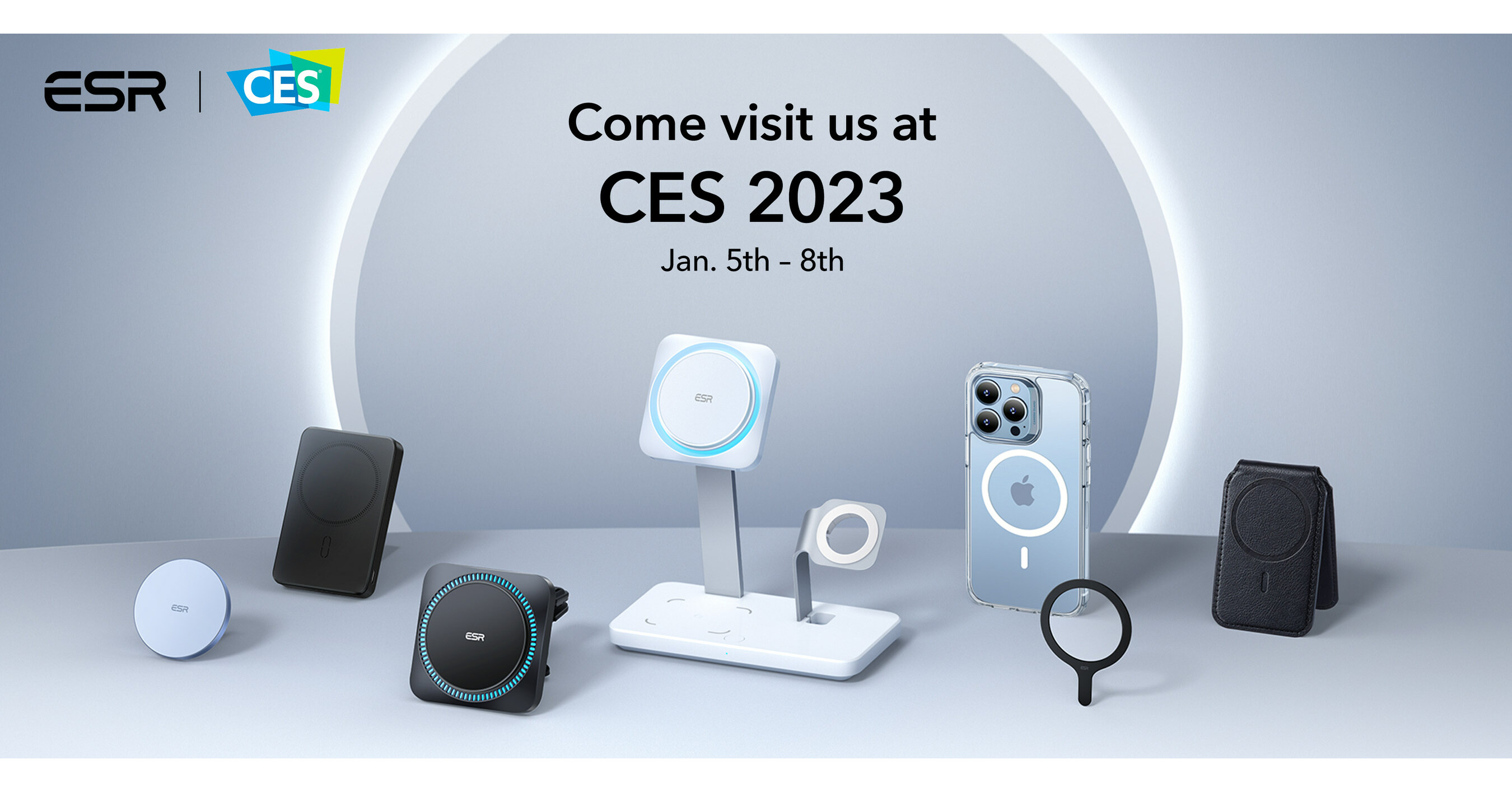 ESR Showcases MagSafe-Compatible Accessories at CES 2023