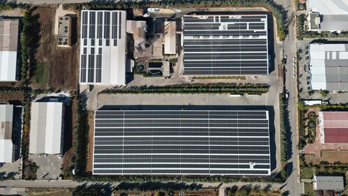 A 4.76MW distributed PV power system with JA Solar modules in Adiyaman, Turkey