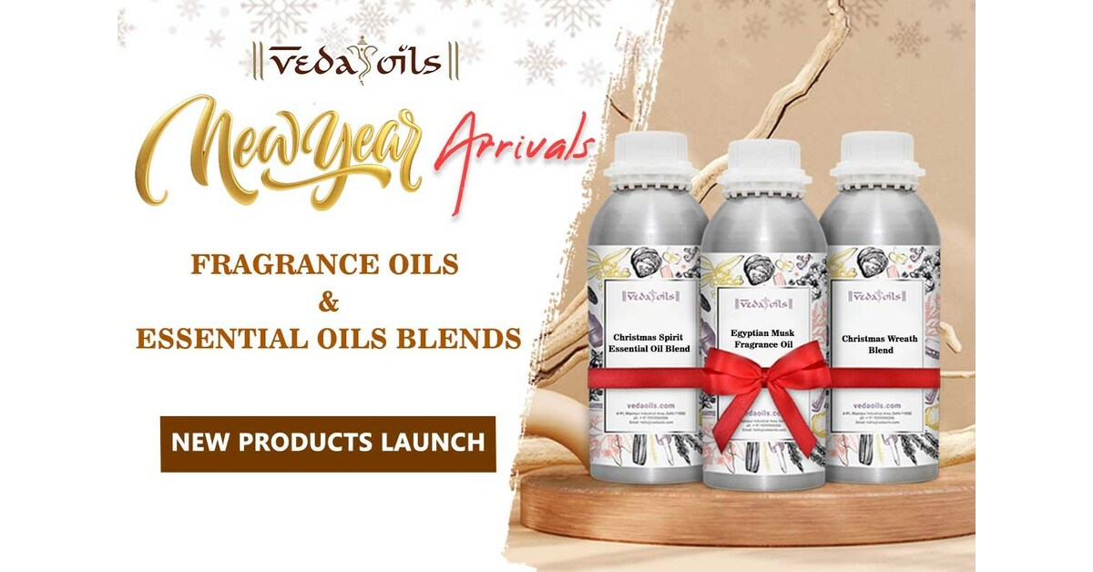 VedaOils Celebrates New Year With Launches of New Fragrance Oils & Blends