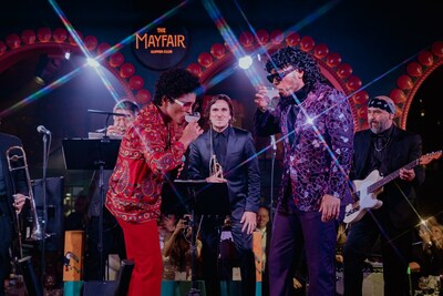Bruno Mars and Anderson .Paak ring in the new year at the SelvaRey New Year’s Rum Fiesta at The Mayfair Supper Club at Bellagio Resort & Casino. Photo Credit Daniel Ramos