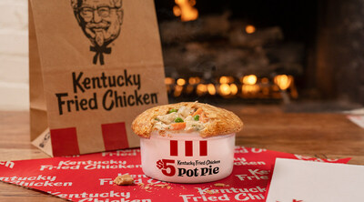 Is the return to reality causing you a serious post-holiday hangover? Don’t worry, KFC has the cure: a comforting chunky chicken pot pie for only $5!