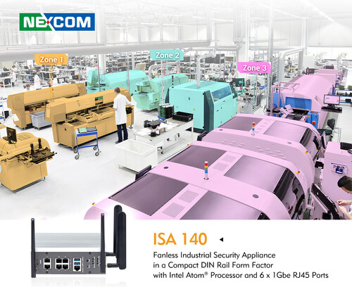 Today’s Smart Factories contain a multitude of sensors that may leave manufacturers open to attack. NEXCOM's ISA 140 ICS security appliance helps to protect against industrial cybersecurity threats and secure your OT network.