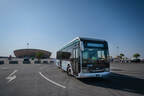 宇通比例888 autobuses eléctricos para transportar a los aficiados del mayor torneo de fútbol