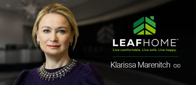 Leaf Home welcomes Klarissa Marenitch as Chief Information Officer. Marenitch will focus on leveraging technology to maximize effectiveness and improve the customer experience.