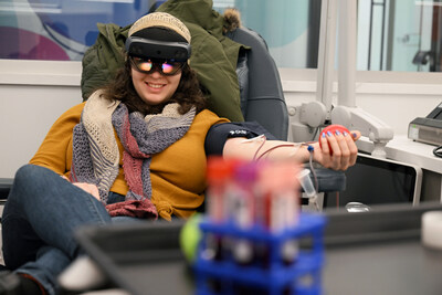 Abbott and Blood Centers of America are launching a first-of-its-kind mixed reality experience for use during blood donation.