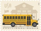 美国邮政庆祝校车