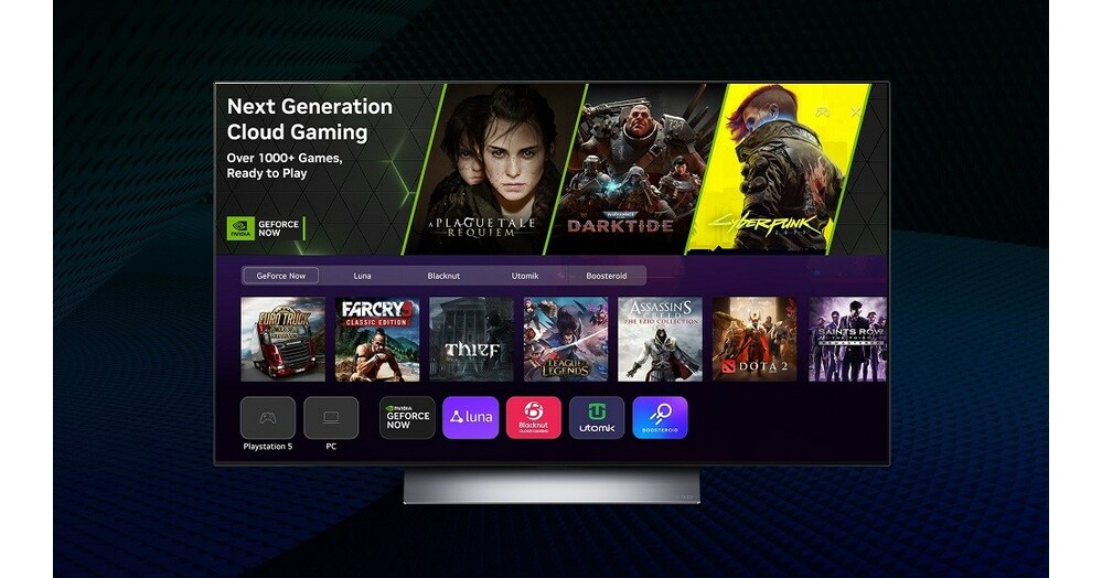 LG TVS UP THE ANTE BY PROVIDING EXPANDED SELECTION OF GAMER-CENTRIC SERVICES ALL IN ONE PLACE