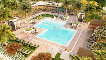 Seminole Casino Hotel Brighton Pool Rendering