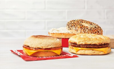 Déjeuner chez Tim pour moins de 3 $* : Tim Hortons lance le menu SélecTim, qui comprend trois délicieuses options de déjeuner à bas prix, dont un NOUVEAU Timatin(md) fait avec du bacon de dos canadien fumé naturellement