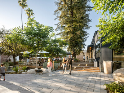 Renovation contractor Interserv brings tenant spaces to life in reimagining of the Sportsmen's Lodge, an upscale Studio City, California shopping, dining, and lifestyle destination.
