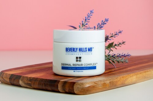 Beverly Hills MD Dermal Repair Complex is an innovative anti-aging dietary supplement that was crafted with a blend of scientifically backed ingredients containing age-fighting nutrients to help minimize visible signs of aging.