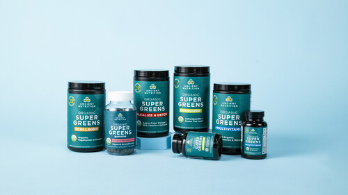 Organic SuperGreens product lineup