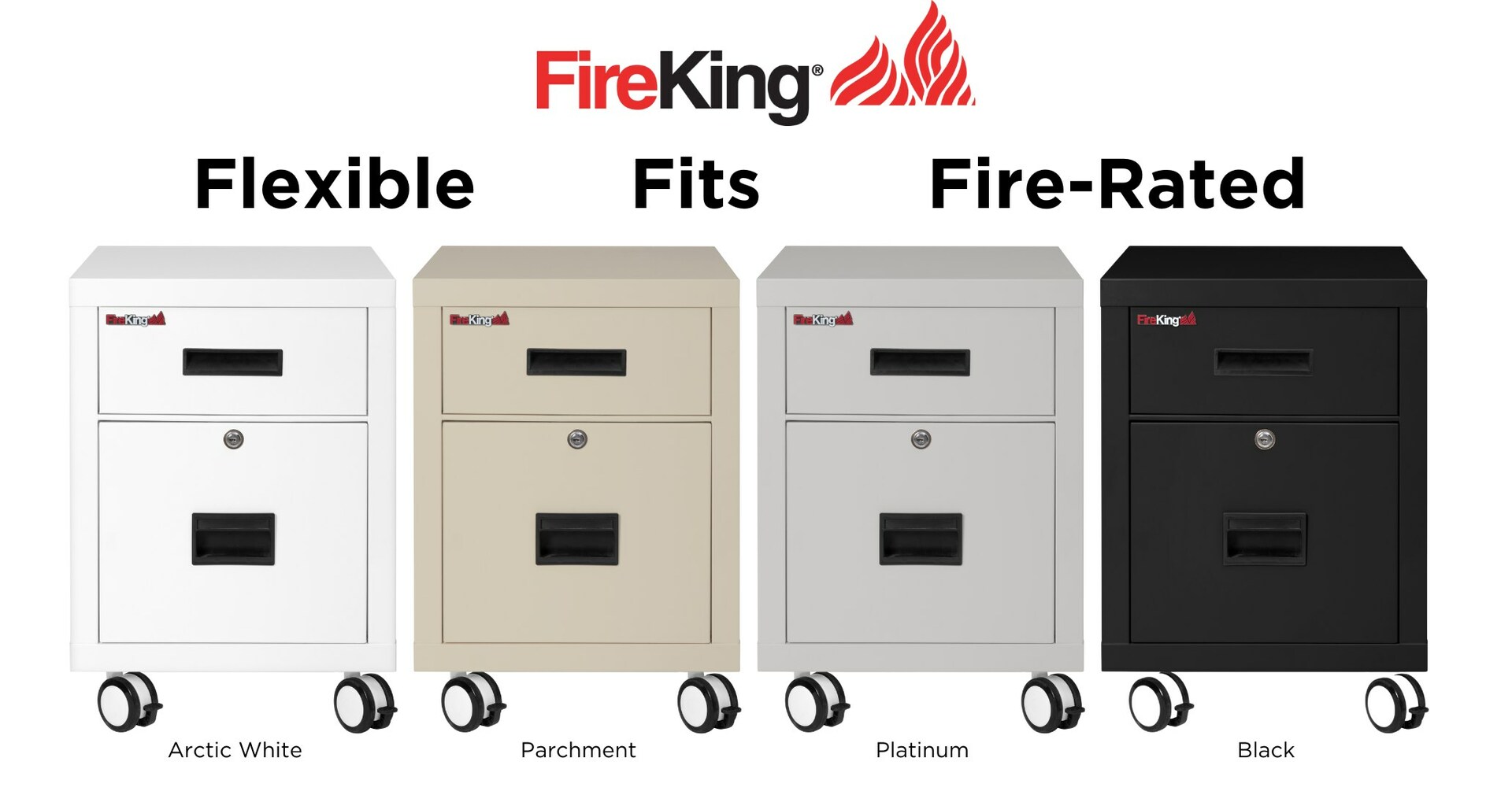 Fire Rated Pedestal File Cabinet