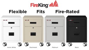 FireKing International Releases New Fire-Rated Pedestal File Cabinet