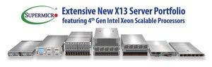 Supermicro Unleashes New Better, Faster, and Greener X13 Server Portfolio Featuring 4th Gen Intel® Xeon® Scalable Processors