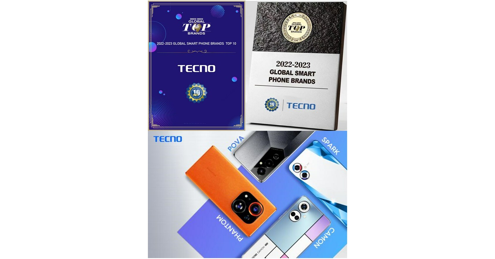TECNO Awarded as 2022-2023 Global Top Brands at CES