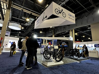 OKAI Booth at Cosumer Electronic Show 2023 sets the treat for next generation of e-micro-mobility