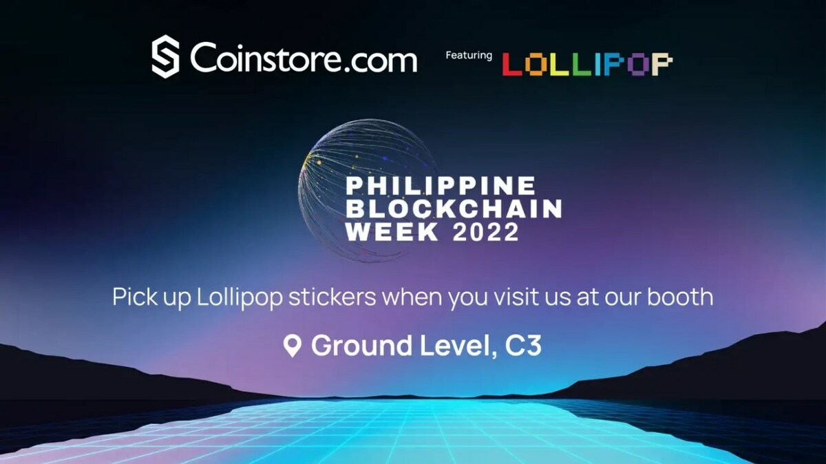 LOLLIPOP ging tijdens de eerste Filipijnse Blockchain-week in première in  samenwerking met Coinstore