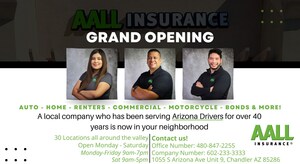 AALL Insurance Expands to Chandler, AZ, Offering Bilingual Customer Service and Local Expertise