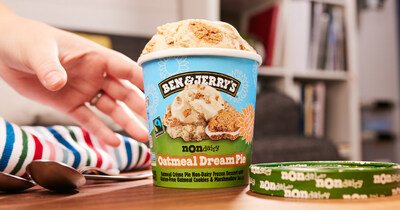 Ben & Jerry's unveils its first flavor of 2023 and it's a dream come true! Oatmeal Dream Pie is appearing on shelves now bringing nostalgic nom noms to ice cream fans near and far! The gluten free, non-dairy and vegan certified flavor has all the chunks and swirls Ben & Jerry's fans love.