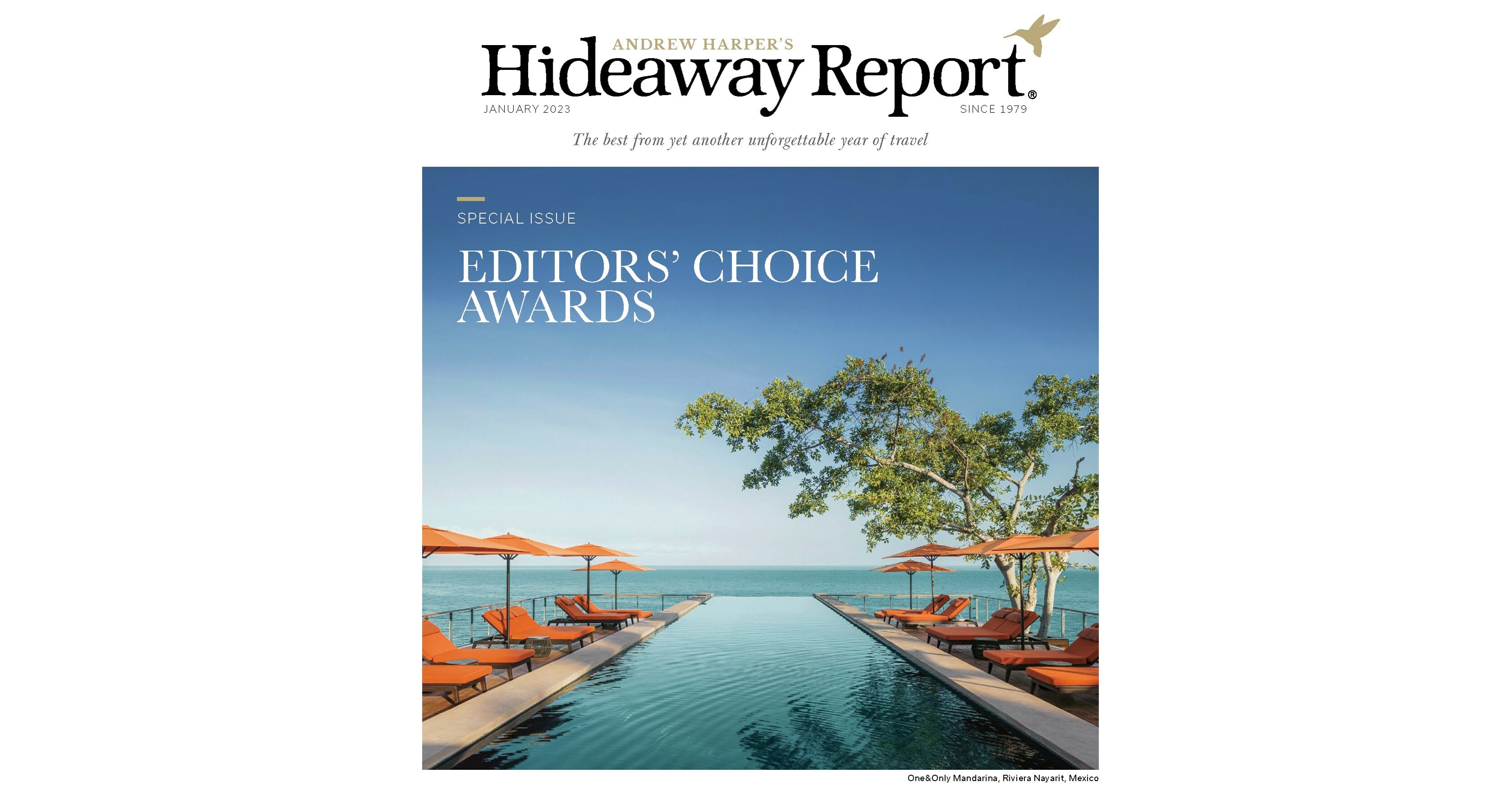 Andrew Harper's Hideaway Report Announces This Year's Editors' Choice
