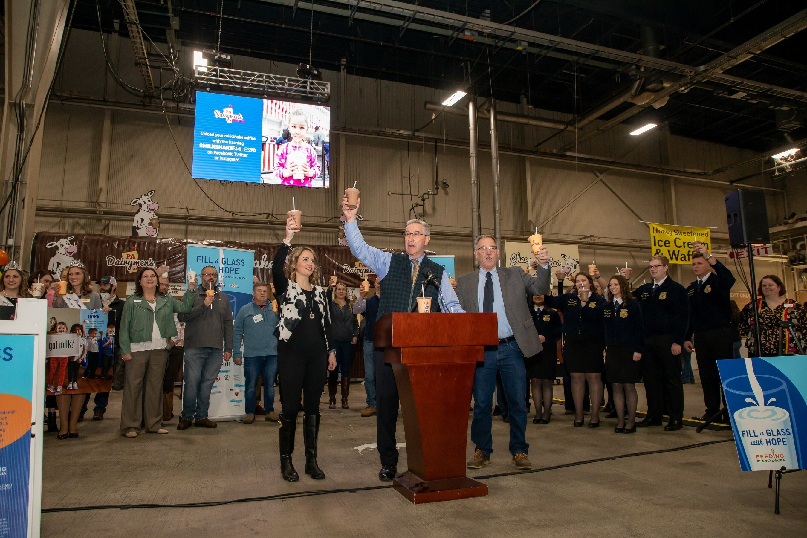BREAKING RECORDS AT THE PA FARM SHOW! SIP TO SUPPORT HUNGER!