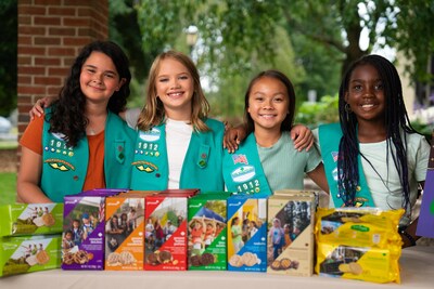 Today, Girl Scouts of the USA (GSUSA) kicks off the 2023 Girl Scout Cookie season nationally as girls and their troops rally their communities to support the world’s largest entrepreneurial program for girls. New for the 2023 cookie season, the highly anticipated Raspberry Rally™ cookie joins the iconic lineup, alongside classic family favorites like Thin Mints®, Samoas®/Caramel deLites®, Peanut Butter Patties®/Tagalongs®, and more.