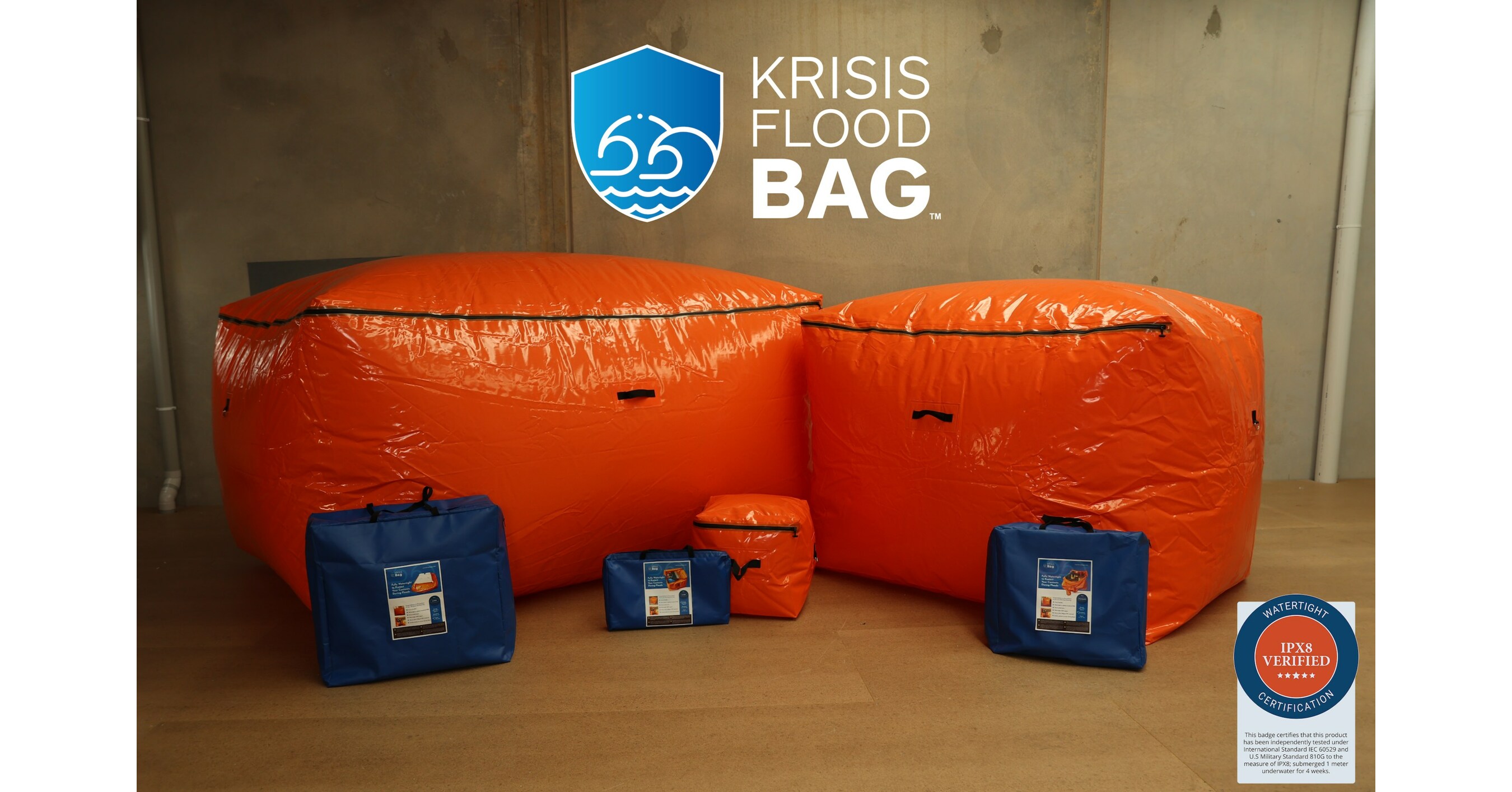 Krisis Protection Launches Krisis Flood Bag, Protecting Home Contents and Business Assets from