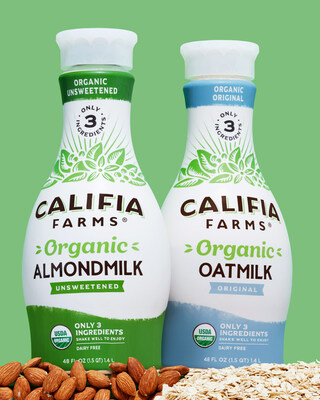 Califia Farms Organic Almondmilk and Oatmilk