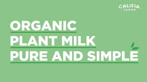 CALIFIA FARMS LAUNCHES ORGANIC OATMILK AND ALMONDMILK, MADE WITH 3 SIMPLE INGREDIENTS