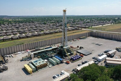 Hunters Ridge pad site in Tarrant Co, Texas